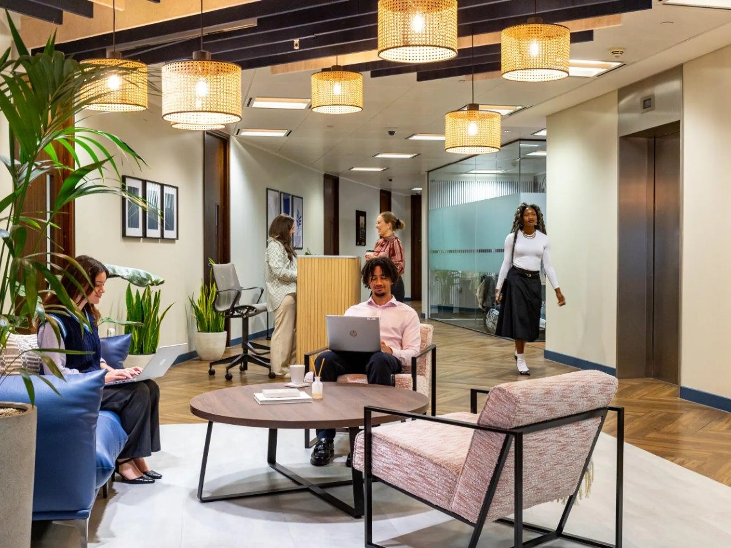 Private office interior