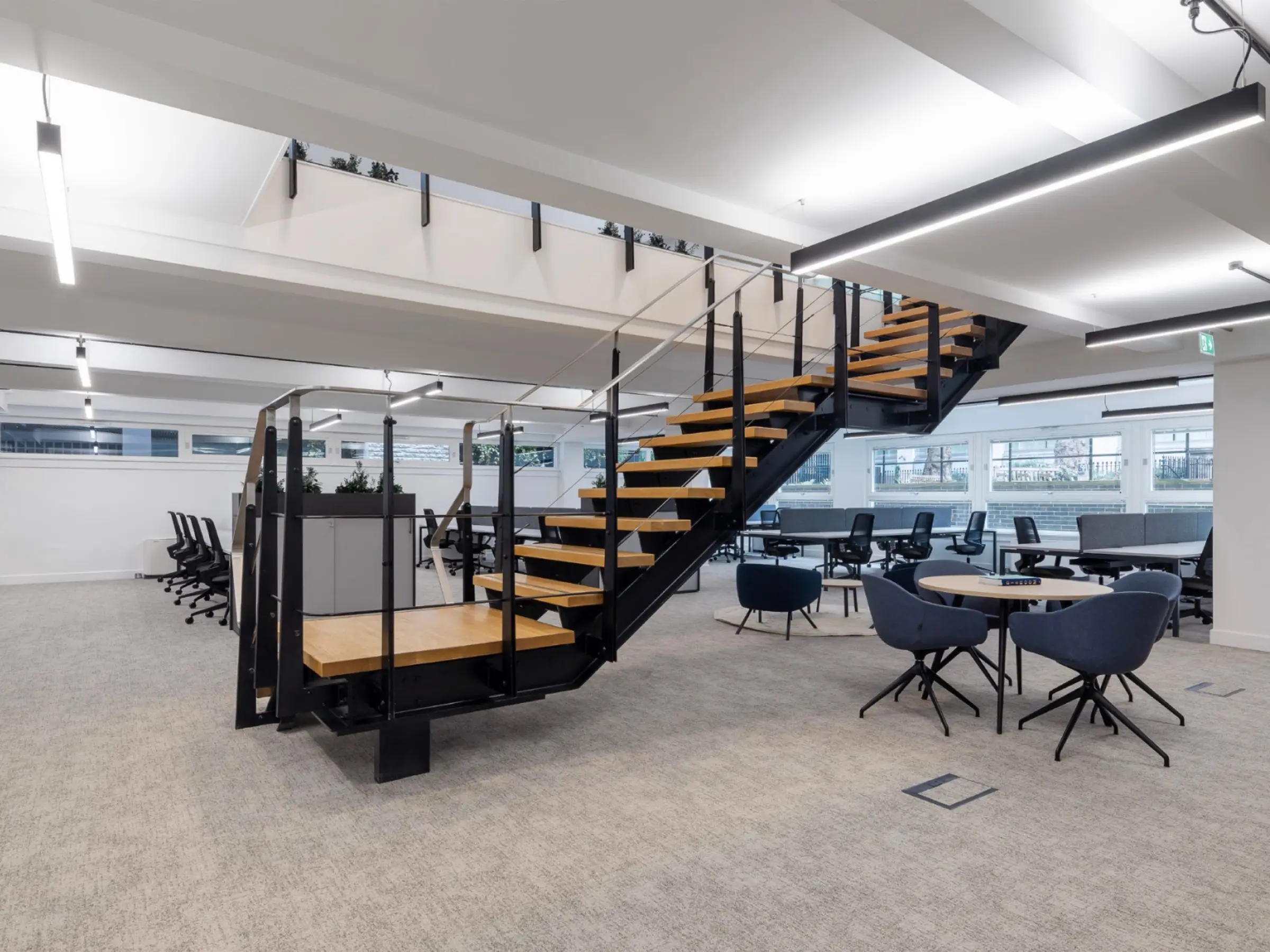 Virtual office interior