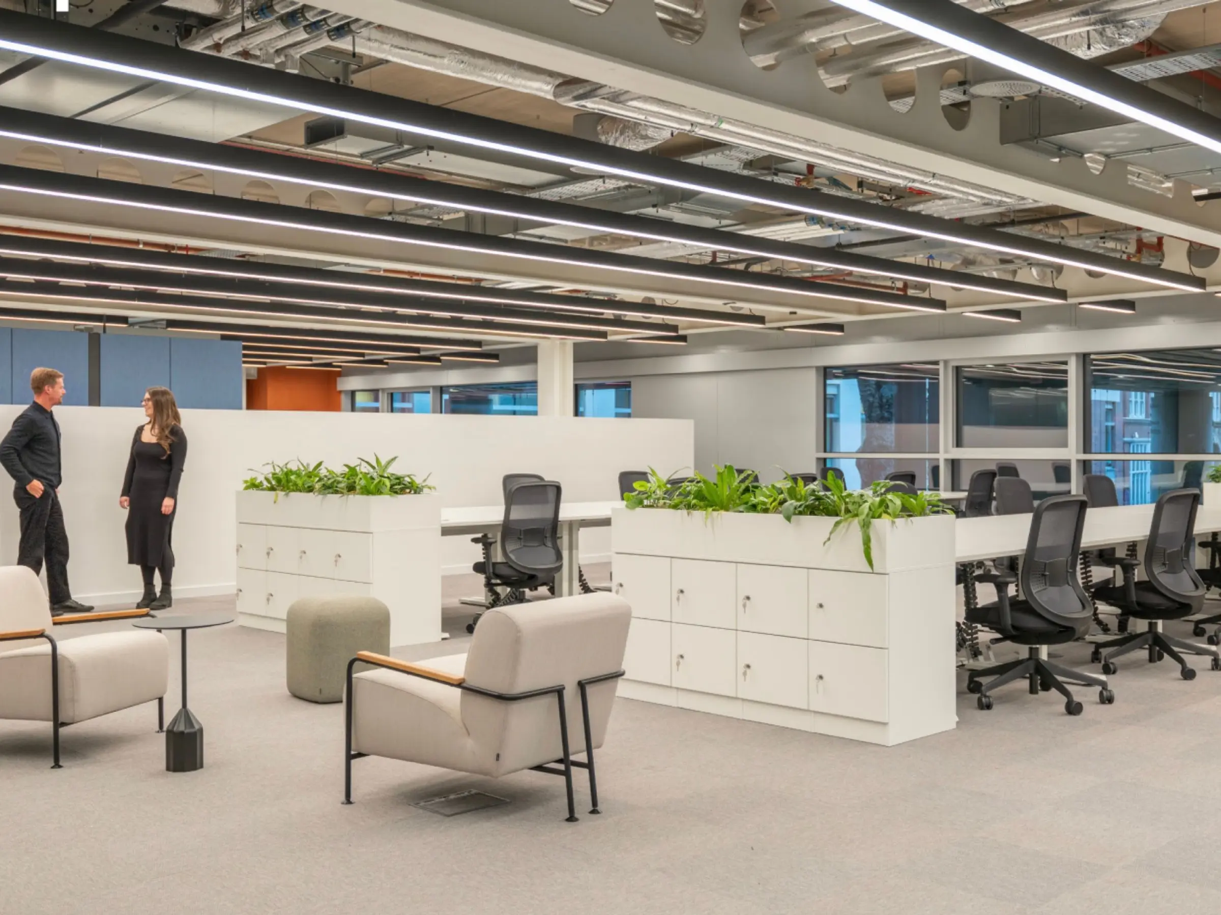Virtual office interior