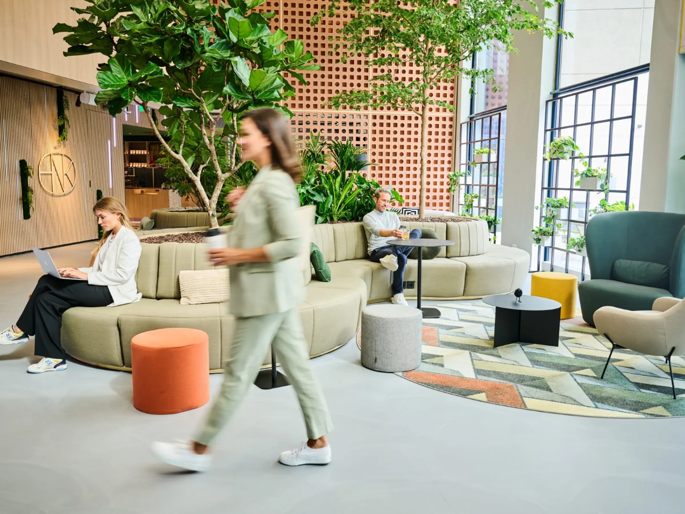 Virtual office interior