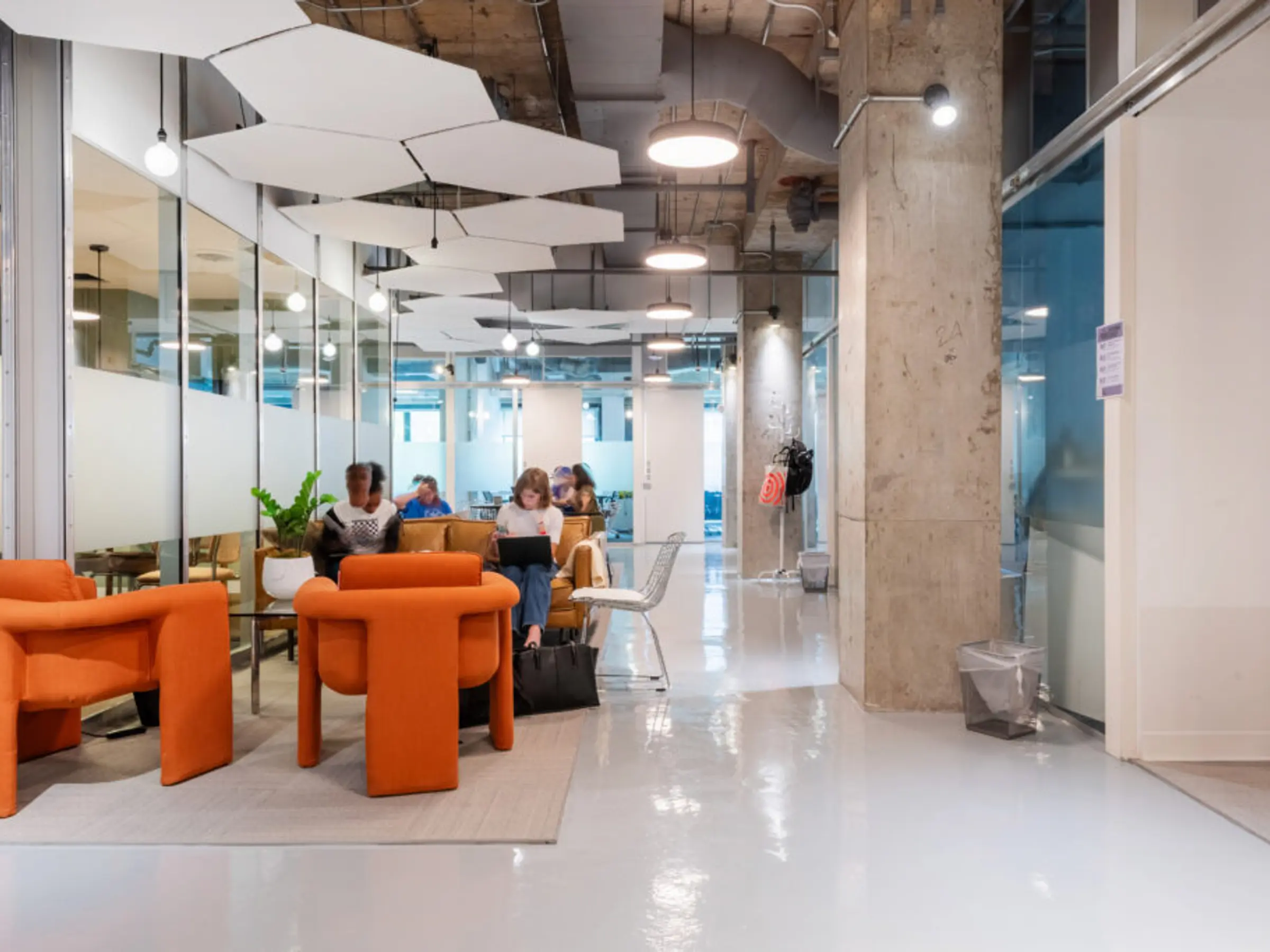 Virtual office interior