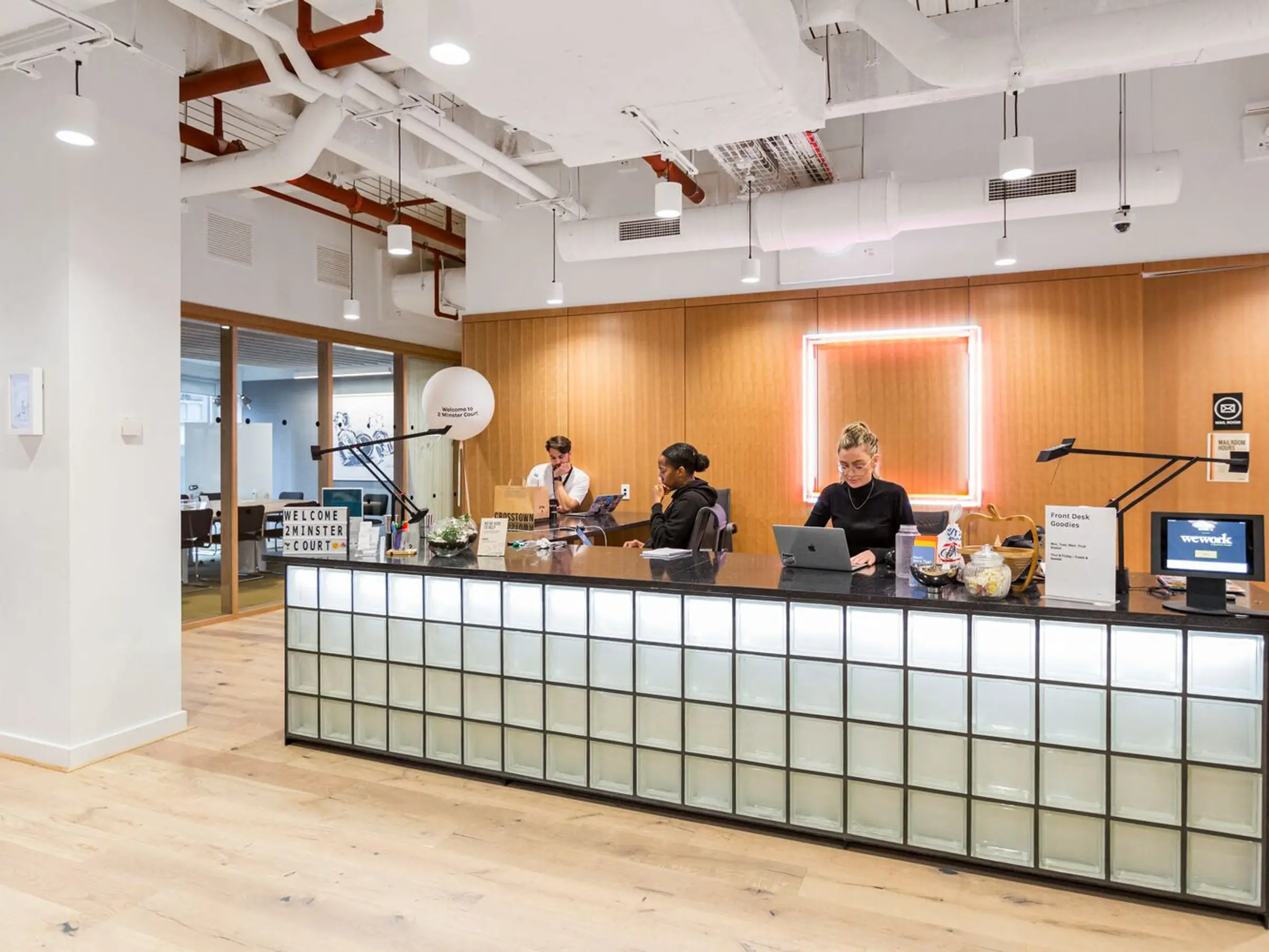 Private office interior