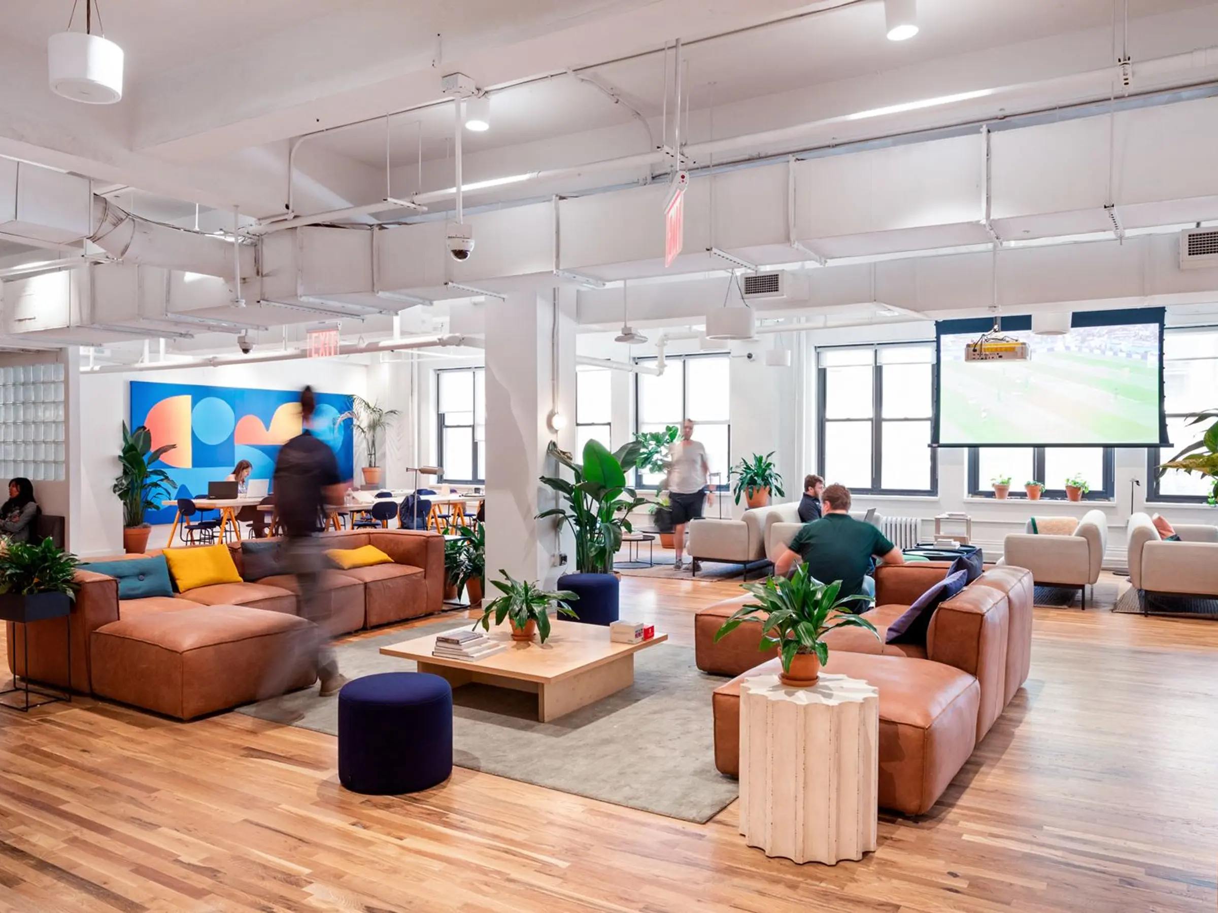 Virtual office interior