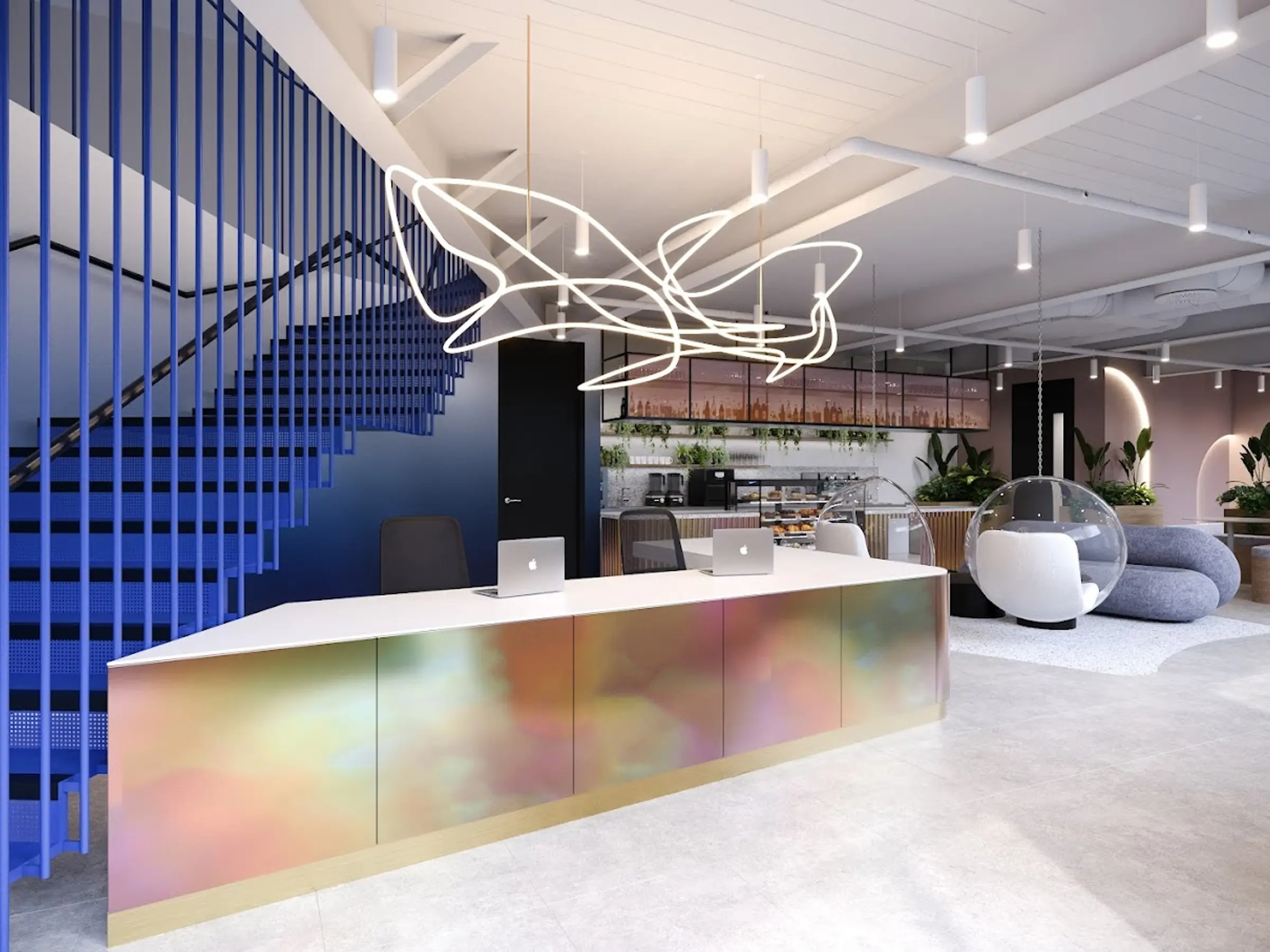 Private office interior